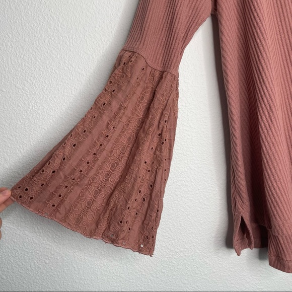 Free People Parisian Nights Eyelet Top - Picture 5 of 8